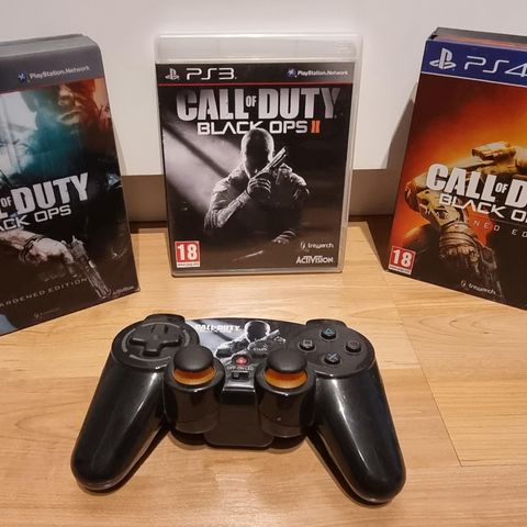 Call of Duty: Black Ops Samling + Kontroller + History of Black Ops Bok