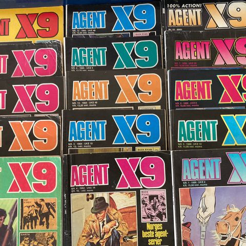 Agent X9 fra 1974 - 2001 (norsk og svensk)