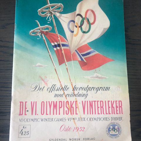 OL-program vinterleker 1952.