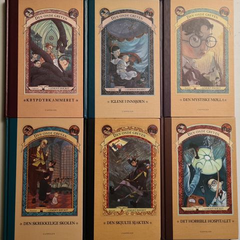 Lemony Snicket - Den onde greven bok 3 Hardcover