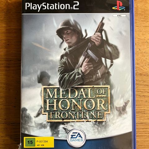 Medal of Honor Frontline (Playstation 2, PS2)