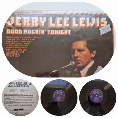 JERRY LEE LEWIS/GOOD ROCKIN'TONIGHT - VINTAGE/RETRO LP-VINYL (ALBUM)