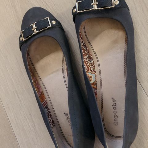 Depeche ballerinasko navy Str 38