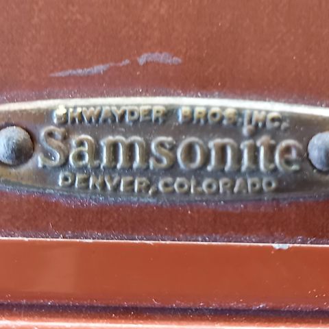 Samsonite koffert retro