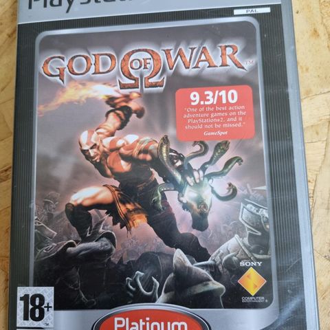 Meget pent PS2 God Of War