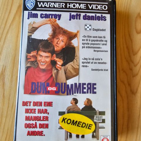 Dum og dummere VHS film