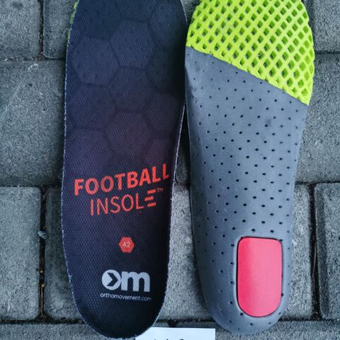 Ortho movement football insole str. 42 ( hældemping)