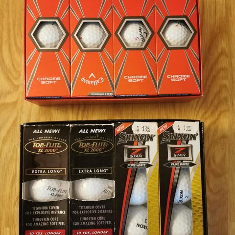Golf Balls, Pack of 3, 90kr