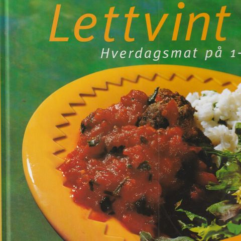 Grete Roede Lett & Lettvint  Hverdagsmat på 1-2-3 , 1.oppl.1998 Innb.   (GM)