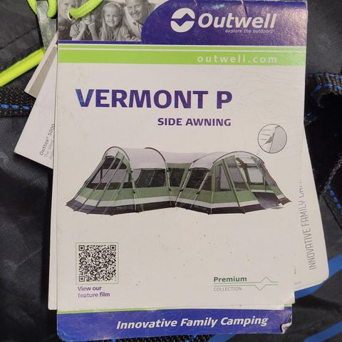 Tilbygg for Outwell Vermont XLP telt