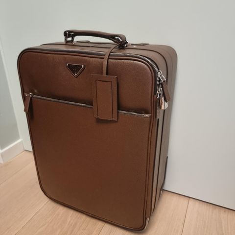 Prada Saffiano Travel Cacao