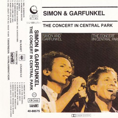 Simon and Garfunkel - The concert in central park