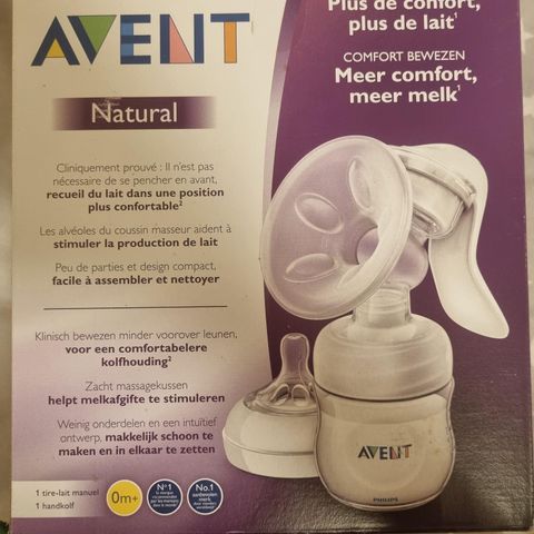 Avent manuell brystpumpe