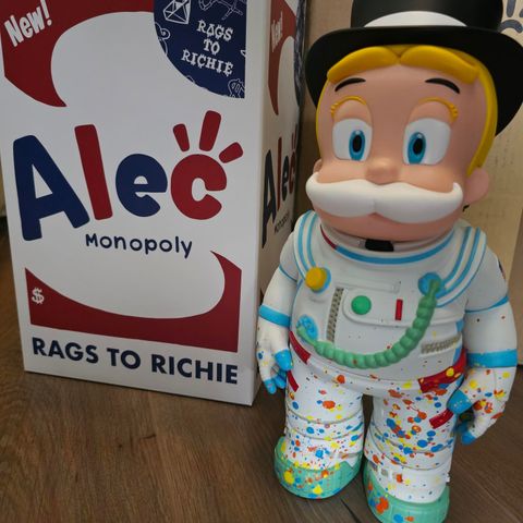 Alec Monopoly Spaceman Richie Hand finished 1/250