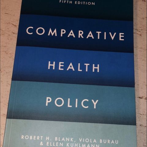 Comparative Health Policy 5th edition