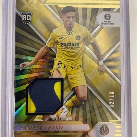 Yeremy Pino RC /10 mw patch fotballkort