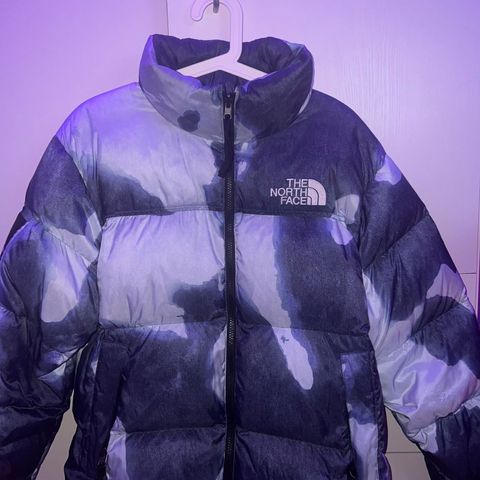 The North Face X Supreme Bleached Denim Jakke Str M