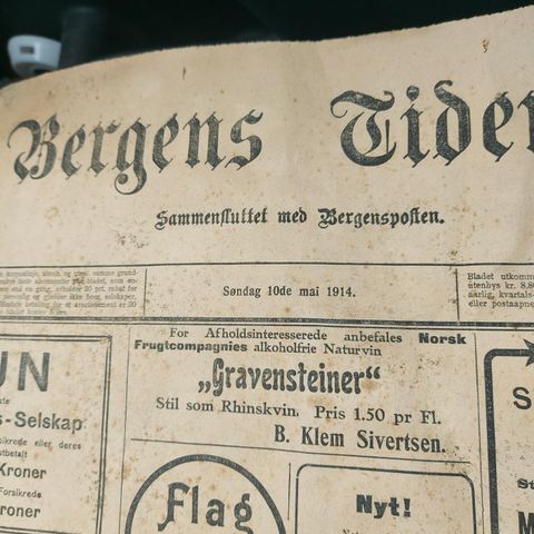 Bergens Tidende 10mai 1914
