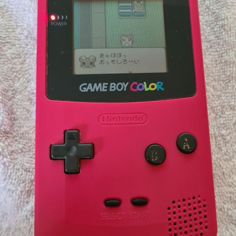 Nintendo Gameboy Color Rød med Shock N Rock Ny Pris!