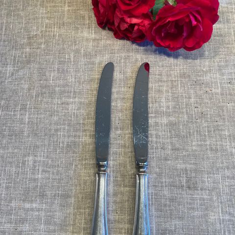Rosendal sølvbestikk 2 store kniver