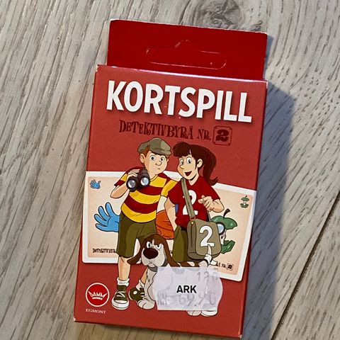 Kortspill detektiv byrå nr 2 spill