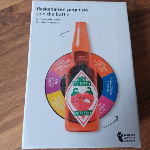 Flaskehalsen peger på