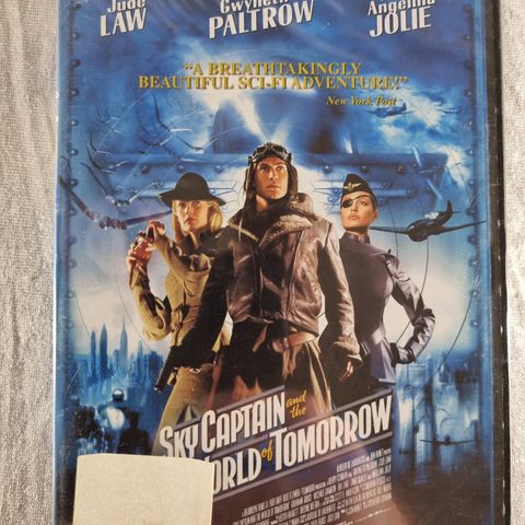 Sky Captain and the World of Tomorrow DVD ny forseglet norsk tekst
