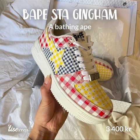 Bape sta gingham