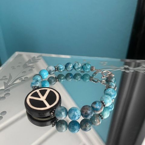 Limited edition larimar armbånd