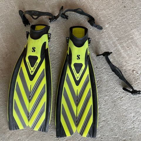 Scubapro Twin speed split fins svømmeføtter - str L/XL