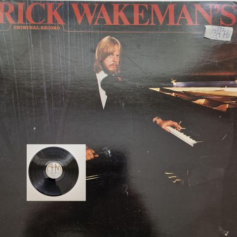 RICK WAKEMAN'S/CRIMINAL RECORD 1977 - VINTAGE/RETRO LP-VINYL (ALBUM)