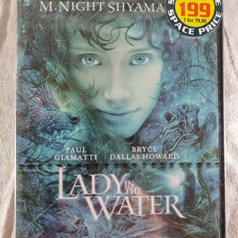 Lady in the Water DVD ny forseglet norsk tekst M. Night Shyamalan