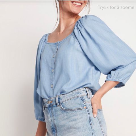 Denim bluse