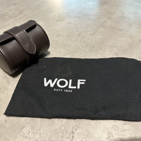 Wolf oppbevaringsrull for klokke (Wolf single watch roll)