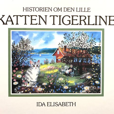 Katten Tigerline. Barnebøker Ida Elisabeth