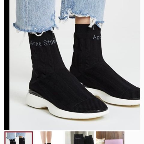 Acne sneakers socks, str 37