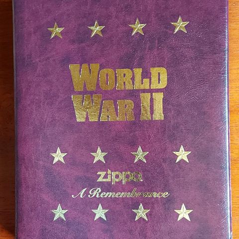 Limited Edition Box Set Of 4 Brass Zippo Lighter WW2 World War II Volume 1