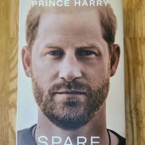 Prince Harry Spare, Hard Cover, English Text.