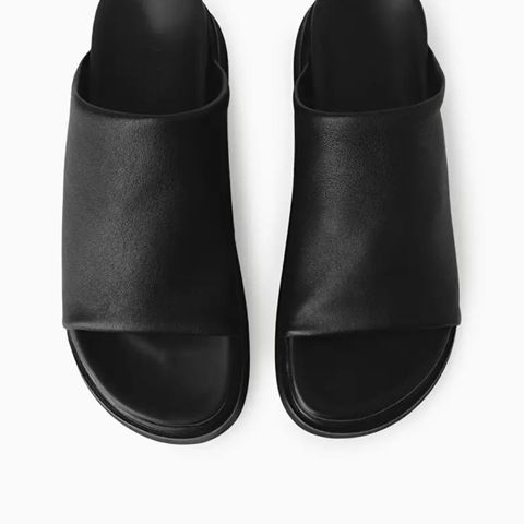 LEATHER PLATFORM SLIDES 39 - Sandaler fra COS i skinn 39