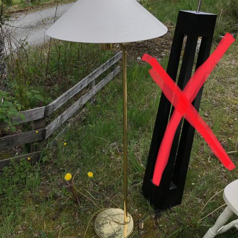 Stålamper (ene Høvik skomakerlampe?)