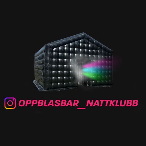 NYE PRISER! Partytelt/Oppblåsbar Nattklubb-Utleie