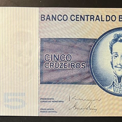 BRASIL. 5 CRUZEIROS. 1979. P-192d. UNC