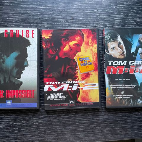 DVD - Mission Impossible nr 1-3