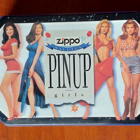 Zippo Lighter Pin Up 1996 Collectible Of The Year