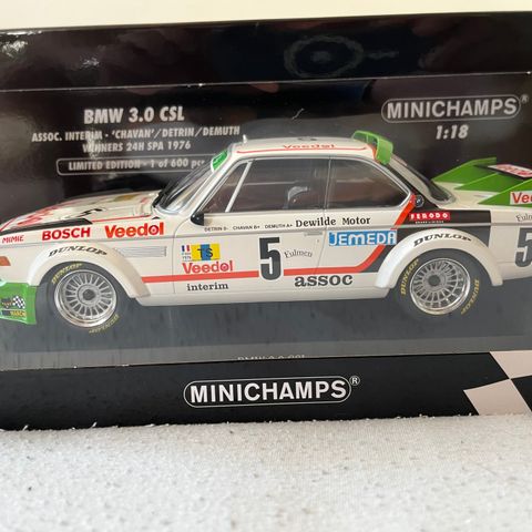 Minichamps 1:18 BMW 3.0 CSL