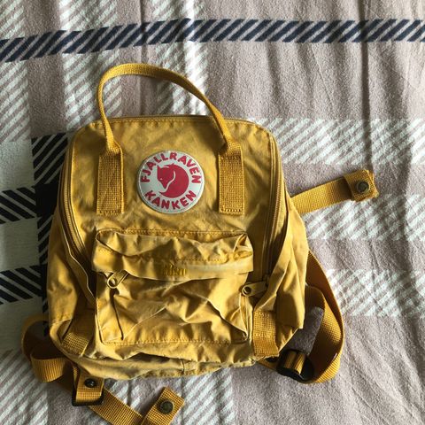 Fjallraven mini ryggsekk selges!