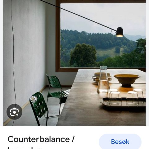 Designlampe Counter balanse fra Luceplan