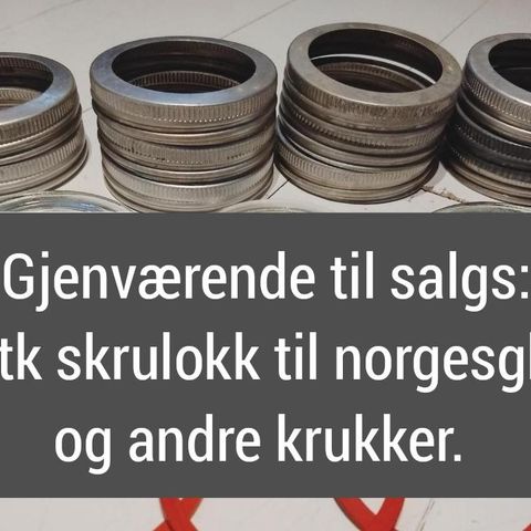 11 stk Skrulokk Til Norgesglass