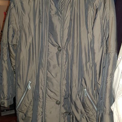 CAMPFIRE SPIRIT Danish fashion warm long jacket size XL varm lang jakke