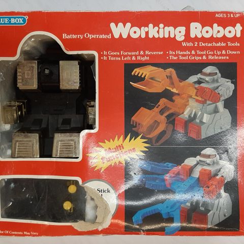 Gammel robot leke fra 80 tallet